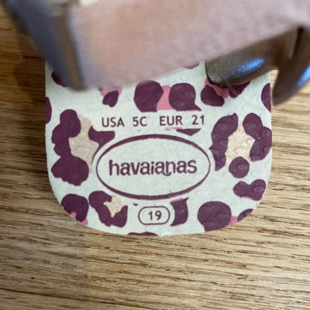 Havainas Baby Chic Leopard Sandals - Picture 5 of 8